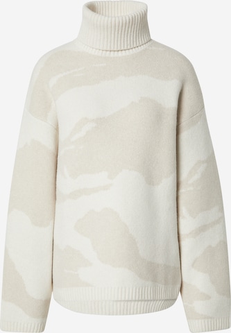 LENI KLUM x ABOUT YOU Pullover 'Nicky' in Beige: predná strana