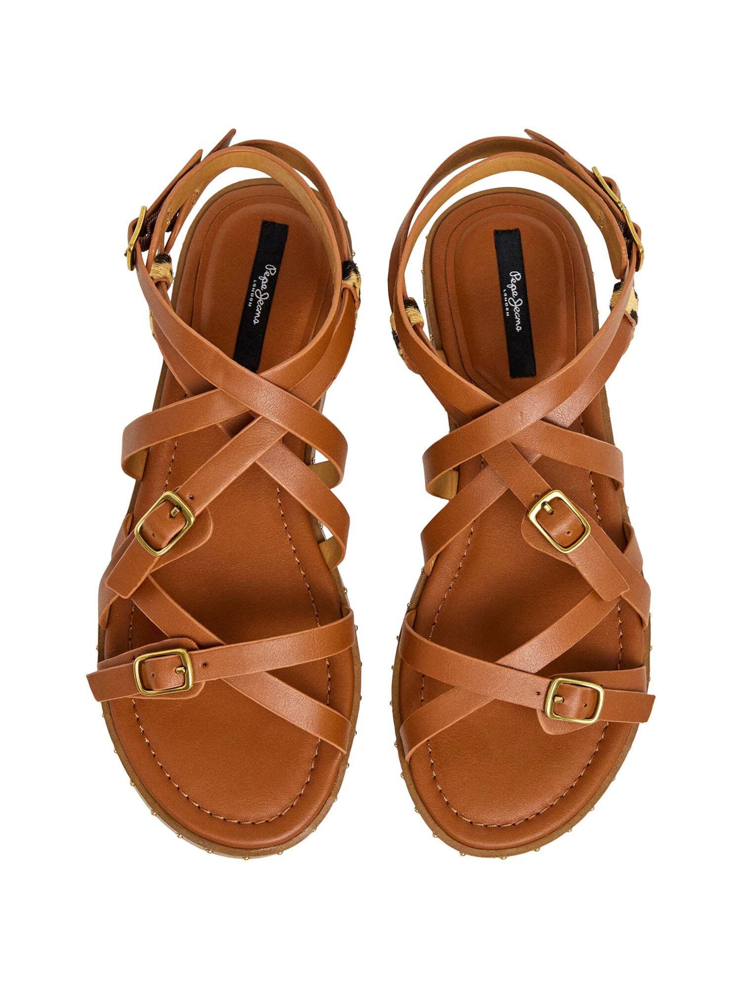 Pepe Jeans Sandal 'Dyana' in Brown