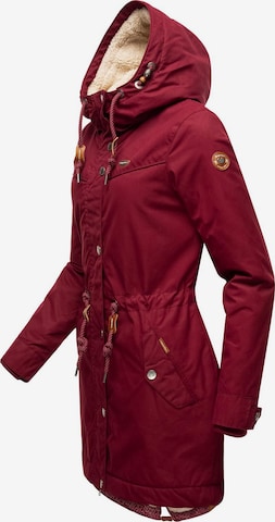 Parka d’hiver 'Canny' Ragwear en rouge