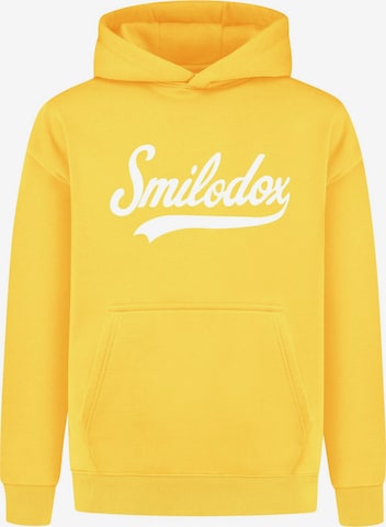 Smilodox Sweatshirt 'Lorik' in Yellow: front