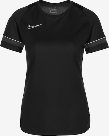 NIKE Funktionsshirt 'Academy 21' in Schwarz: predná strana