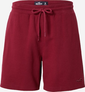 HOLLISTER - regular Pantalón en rojo: frente