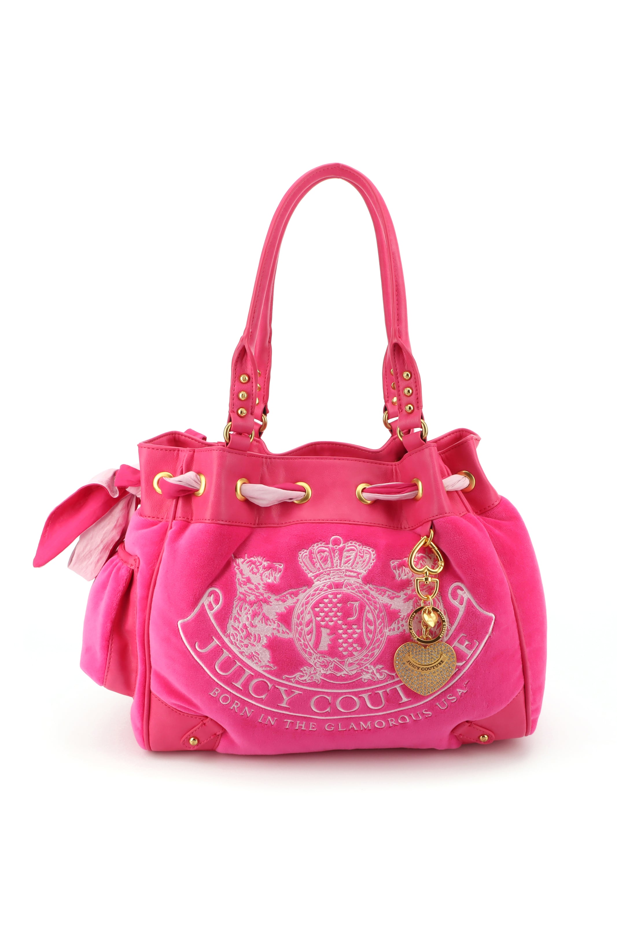 Juicy Couture Shoulder Bag 'Daydreamer' in Pink: front