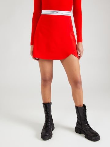 Tommy Jeans Skirt in Red: front