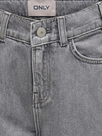 ONLY GIRLS Wide Leg Jeans 'KOGCobain' in Grau