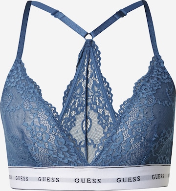 GUESS Triangel BH 'BELLE' i blå: forside