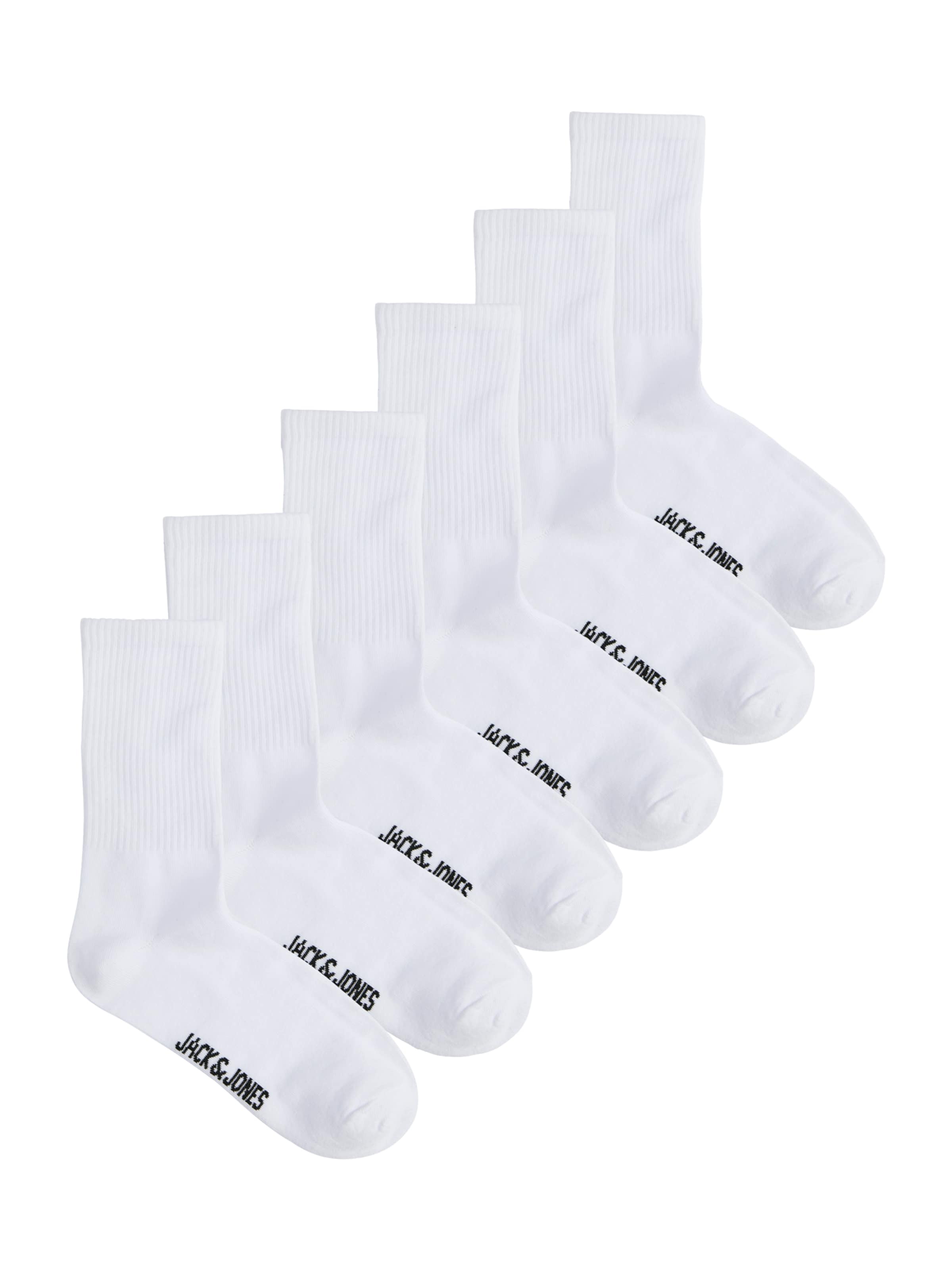 JACK & JONES Sokker 'JACNOLAN' i hvid: forside