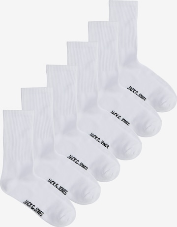 JACK & JONES Sokker 'JACNOLAN' i hvid: forside