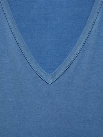 MANGO Majica 'VISPI' | modra barva