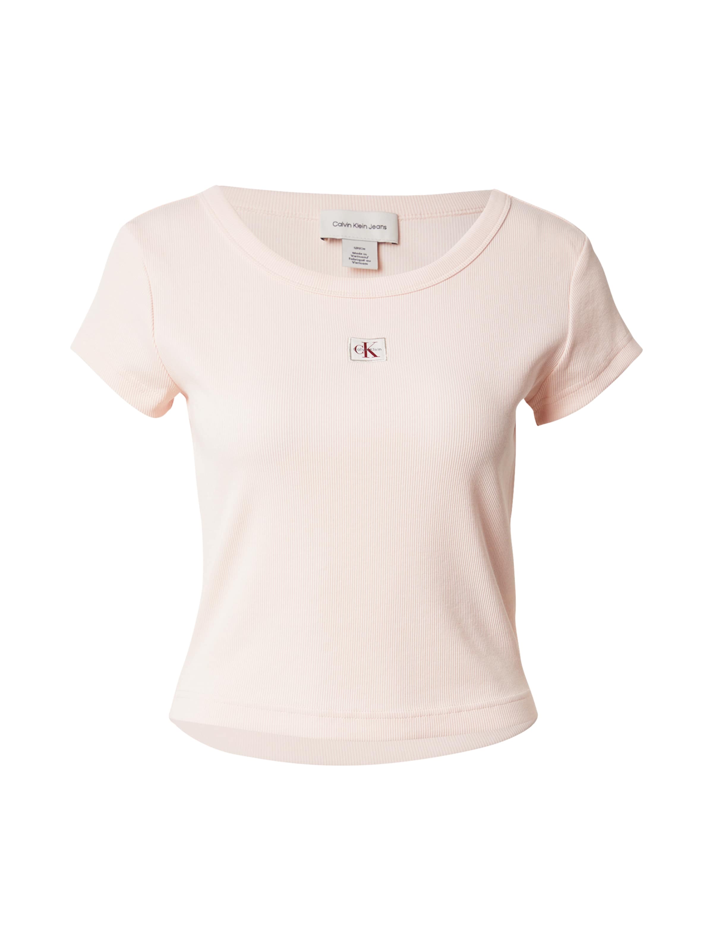 Calvin Klein Jeans Majica | roza barva: sprednja stran