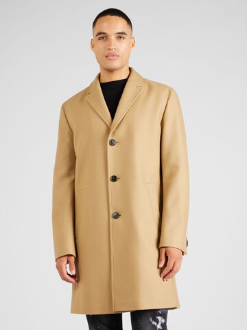 HUGO Between-Seasons Coat 'Malte' in Beige: front