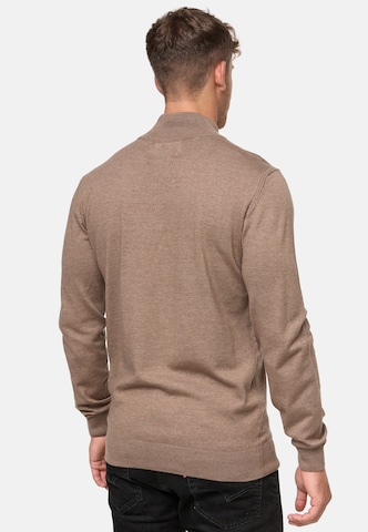 INDICODE JEANS Sweater ' Gore ' in Beige