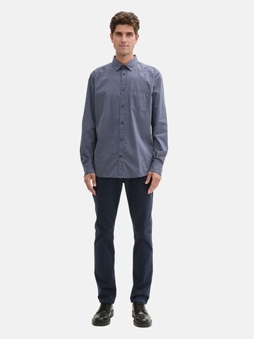 TOM TAILOR Regular fit Overhemd in Grijs