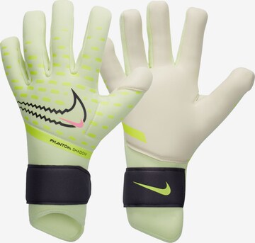 Gants de sport NIKE en jaune : devant