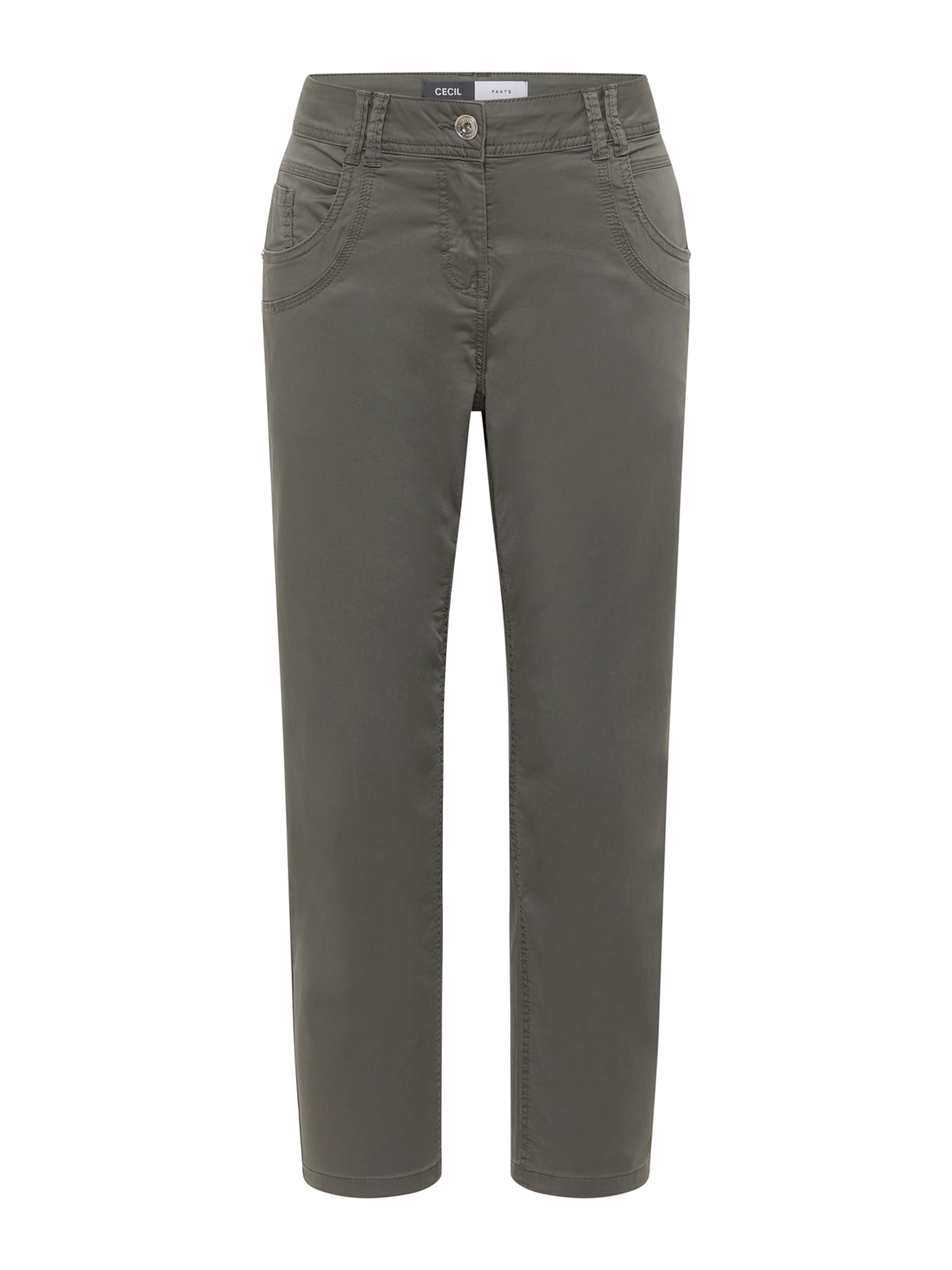 CECILregular Hlače 'Scarlett' - zelena boja: prednji dio