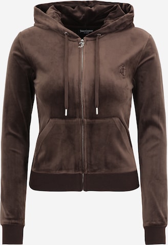 Juicy Couture Tall Bluza rozpinana 'ROBERTSON' w kolorze brązowy: przód