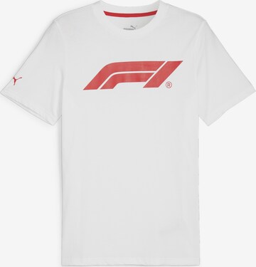 PUMA Funktionsshirt 'F1® ESS' in Weiß: predná strana