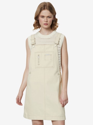 Marc O'Polo DENIM Overall Skirt in Beige: front