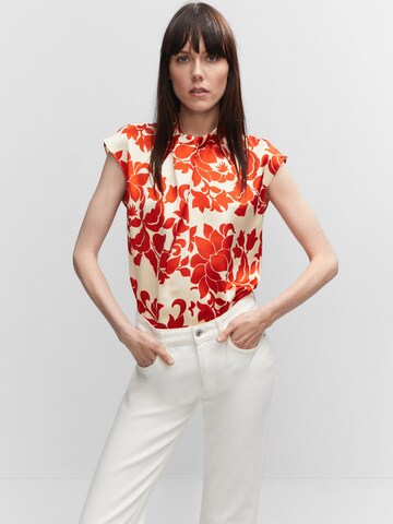 MANGO Blouse 'RANIA' in Rood: voorkant