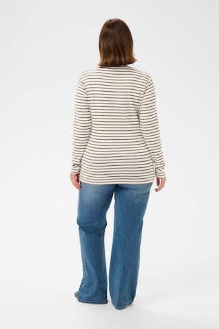 T-shirt 'Clia' KAFFE CURVE en blanc