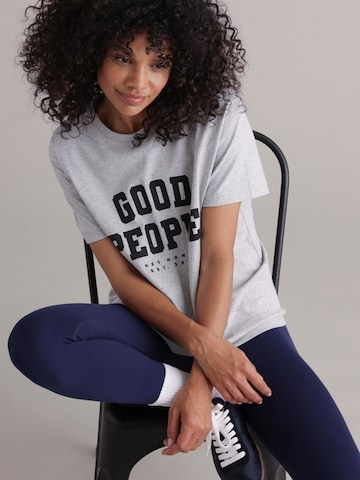 Hey Honey Shirt 'Good People' in Grau