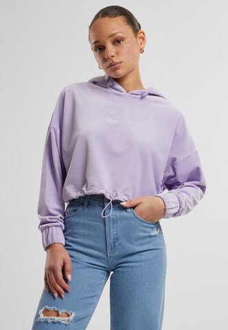 Karl Kani Sweatshirt in Lila: predná strana