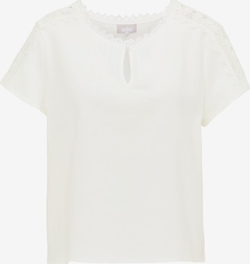 Usha - Camiseta en blanco: frente