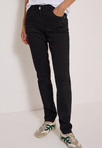 CECIL Regular Jeans in Schwarz: Vorderseite