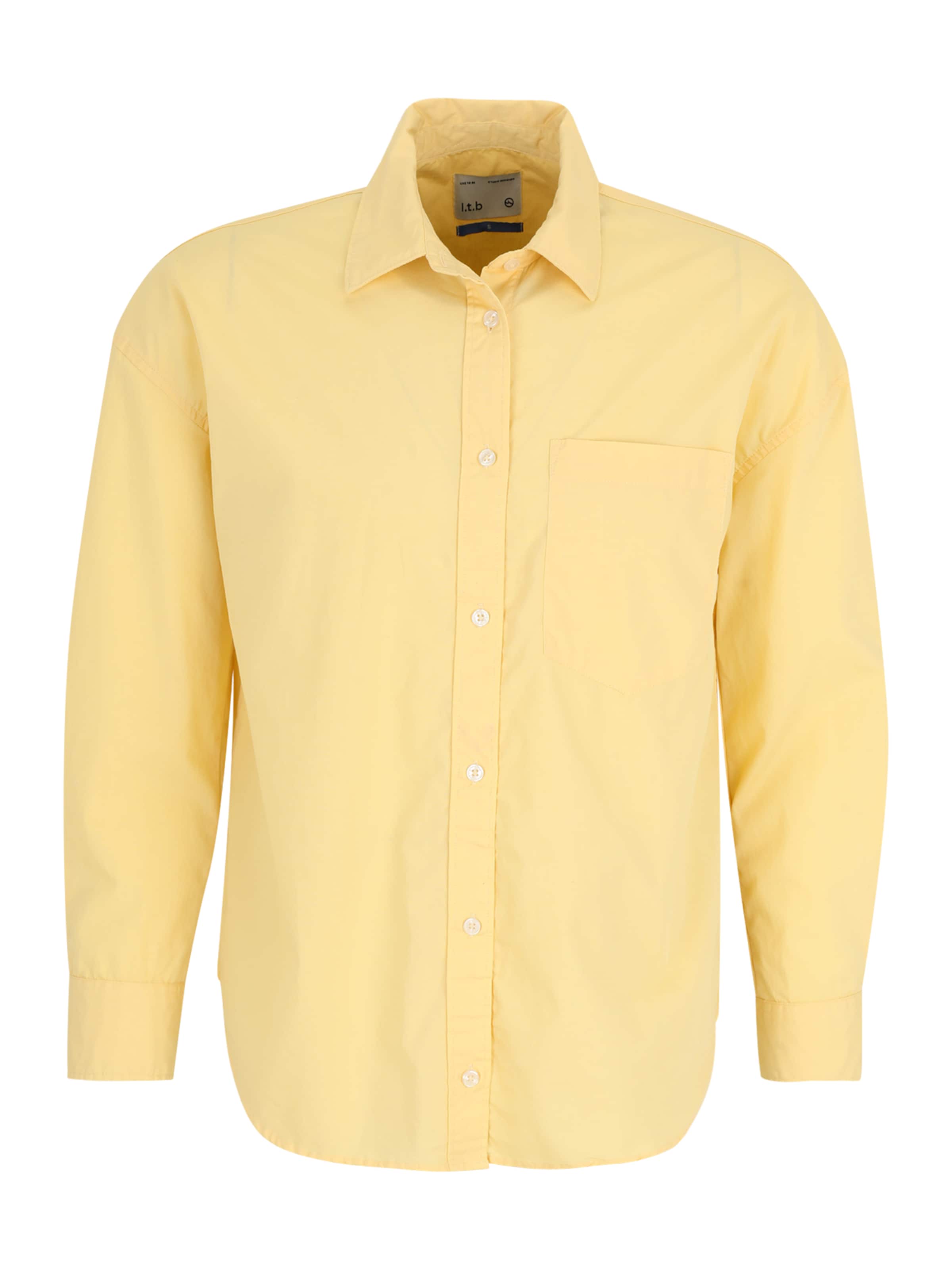 LTB Comfort fit Button Up Shirt 'LEWAPI' in Yellow: front