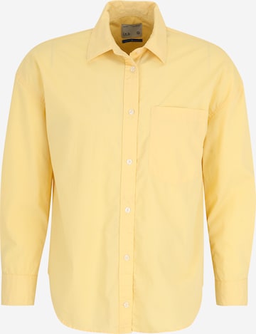 LTB - Ajuste confortable Camisa 'LEWAPI' en amarillo: frente