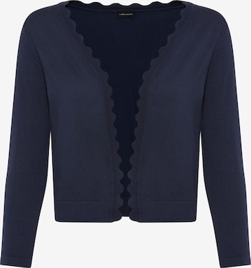 LAURA SCOTT Knit Cardigan in Blue: front
