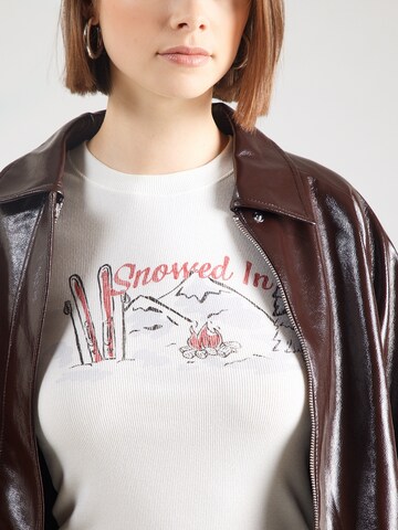 T-shirt HOLLISTER en blanc