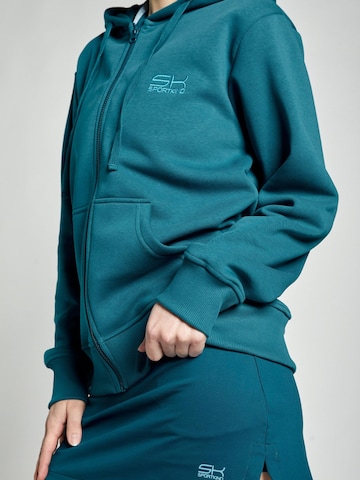 SPORTKIND Sportjas 'Unisex Zip Hoodie' in Groen