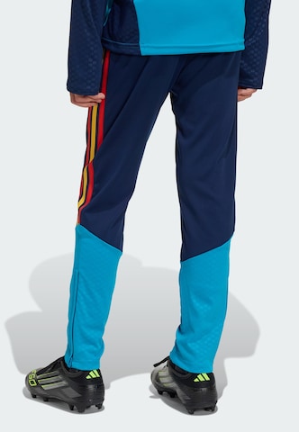 ADIDAS PERFORMANCE Slim fit Workout Pants 'Spain 26 Tiro' in Blue