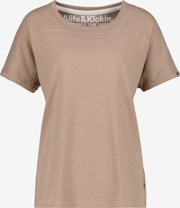Alife and Kickin T-Shirt 'Dini' in Braun: predná strana