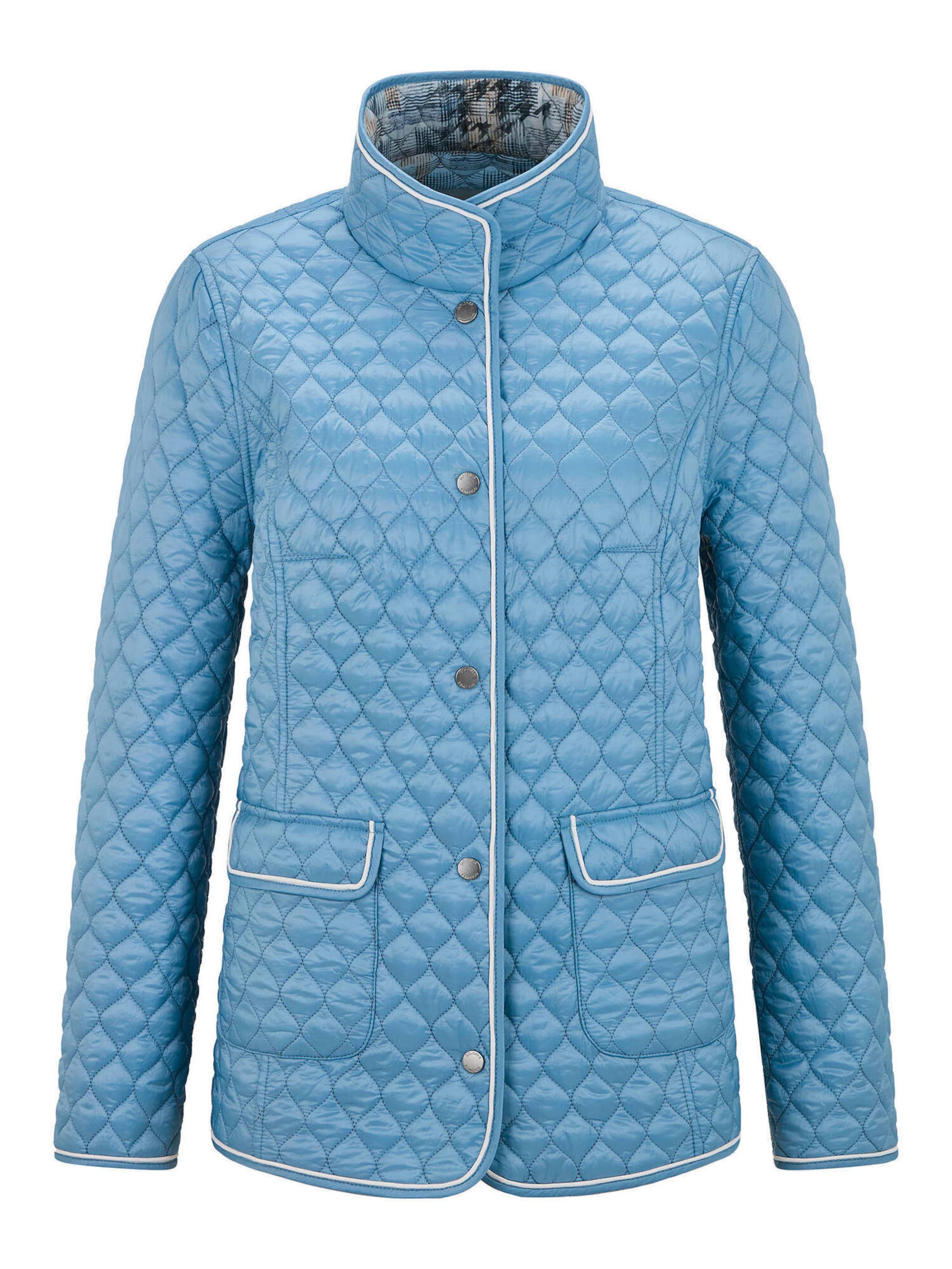 Goldner Between-season jacket in M in Night blue / Blue denim / Pastel blue / Cappuccino, Item view
