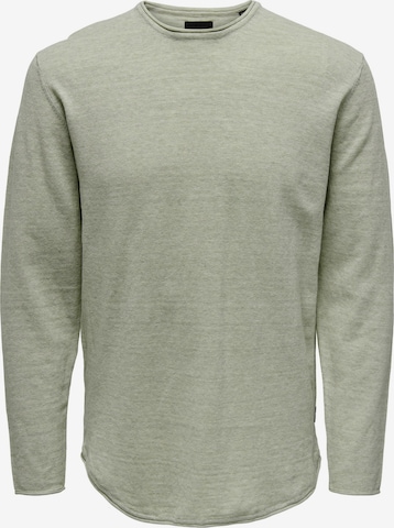 Only & Sons Sweater 'BENNIT' in Green: front
