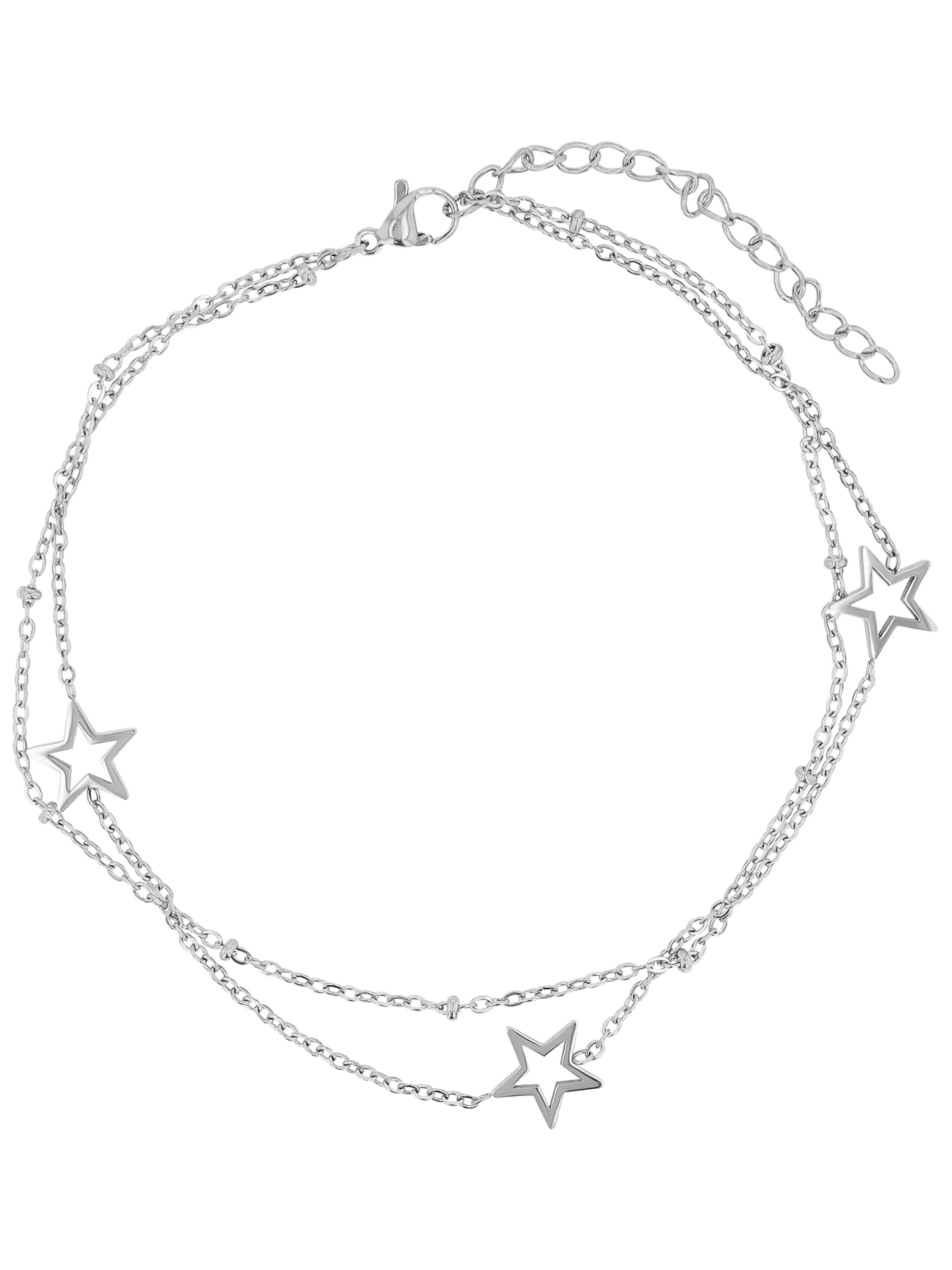 Akzent Fußschmuck 'Svea, langlebig'‌‌‌‌‌‌‌‌‌‌ in Silber: Vorderseite