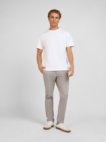 yazubi Slimfit Chinohose 'Kyle' in Grau