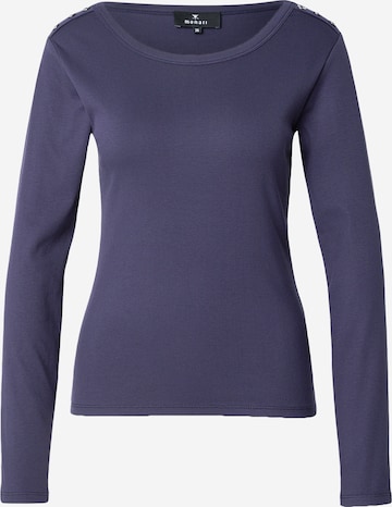 T-shirt monari en bleu : devant