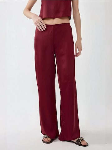 Hiccup Wide Leg Hose in Rot