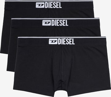 DIESEL Boxer shorts 'UMBX-DAMIENTHREEPACK' in Black: front