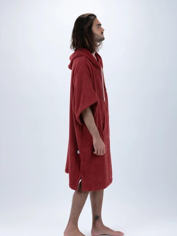 Pacifique Sud Sport-Bademantel 'Surf' in Rot