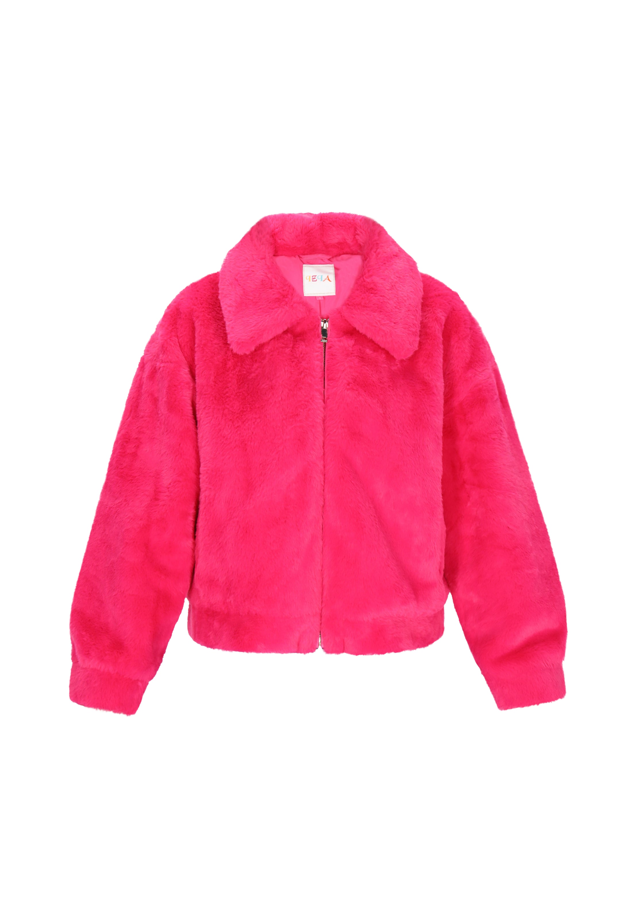 IZIA Φθινοπωρινό και ανοιξιάτικο μπουφάν σε ροζ: μπροστά
