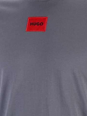 HUGO Koszulka 'Diragolino212' w kolorze niebieski