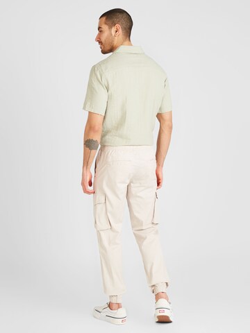 JACK & JONES Tapered Παντελόνι cargo 'Kane Noah' σε μπεζ