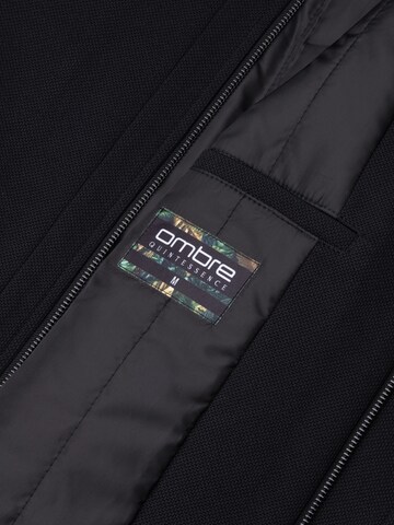 Ombre Mantel 'C430' in Schwarz