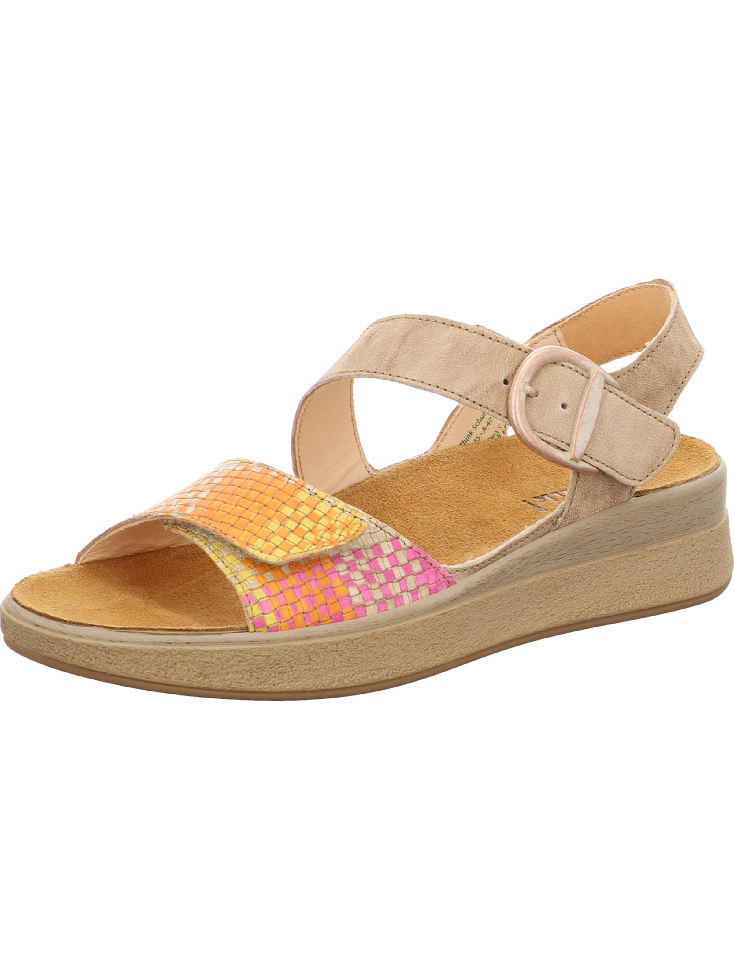 THINK! Sandale 'Meggie' in Beige: Vorderseite