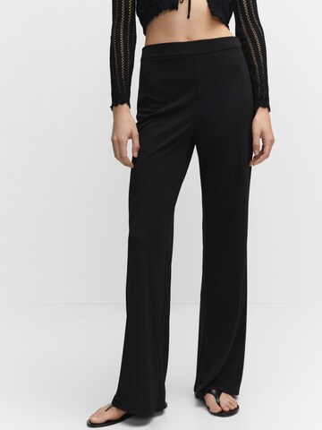 MANGO Loosefit Broek 'Beka' in Zwart