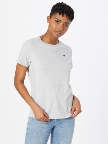 T-shirt Champion Reverse Weave en gris : devant